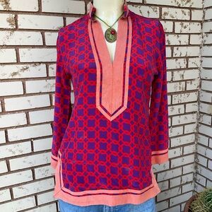 Sheridan French Silk Printed Tunic Size 2
